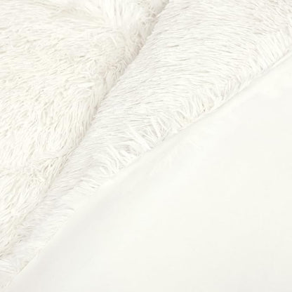 Lush Decor Emma Faux Fur Comforter 2 Piece Set Twin XL Ivory - Dorm Bedding Twin XL Comforter - Cream Comforters - College Dorm Essentials