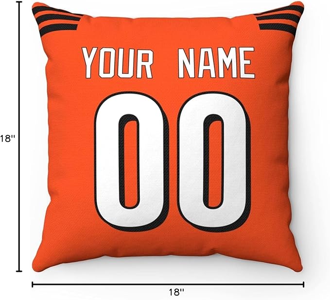 ANTKING Throw Pillow 2 Packs Custom Any Name and Number for Men Women Boy Gift