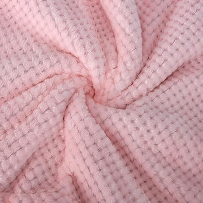 Fuzzy Blanket or Fluffy Blanket for Baby Girl or boy, Soft Warm Cozy Coral Fleece Toddler, Infant or Newborn Receiving Blanket for Crib, Stroller, Travel, Outdoor (40" x 48", DG-Baby Pink)
