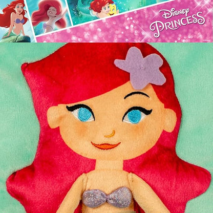 Franco Disney The Little Mermaid Ariel Kids Super Plush Cozy Snuggle (TM) Pillow (100% Officially Licensed Product) (Pack of 2)