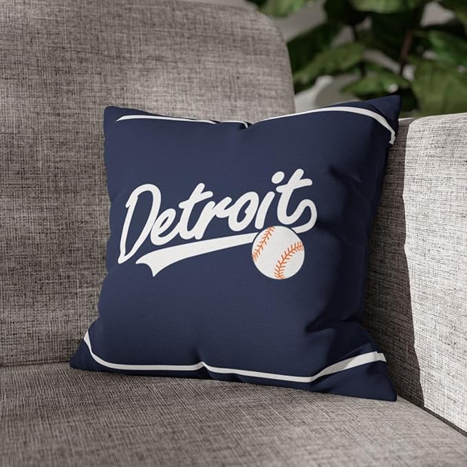 ANTKING Detroit Throw Pillow 2 Packs Custom Name and Number for Men Women Boy Personalized Gifts