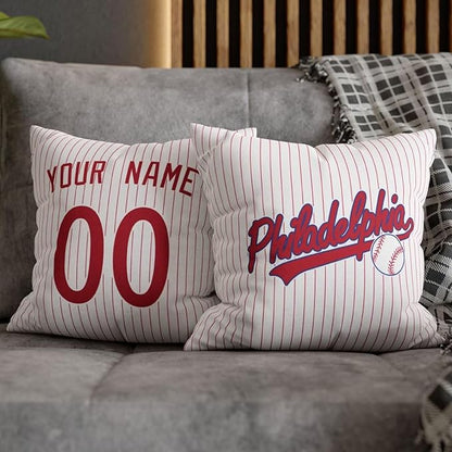 ANTKING Philadelphia Throw Pillow 2 Packs Custom Name and Number for Men Women Boy Personalized Gifts