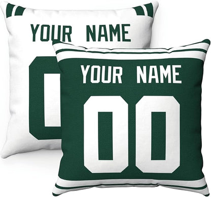 ANTKING Throw Pillow 2 Packs Custom Any Name and Number for Men Women Boy Gift