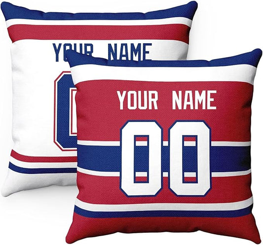 ANTKING Throw Pillow 2 Packs Personalized Custom Any Name Number for Men Women Boy Gifts