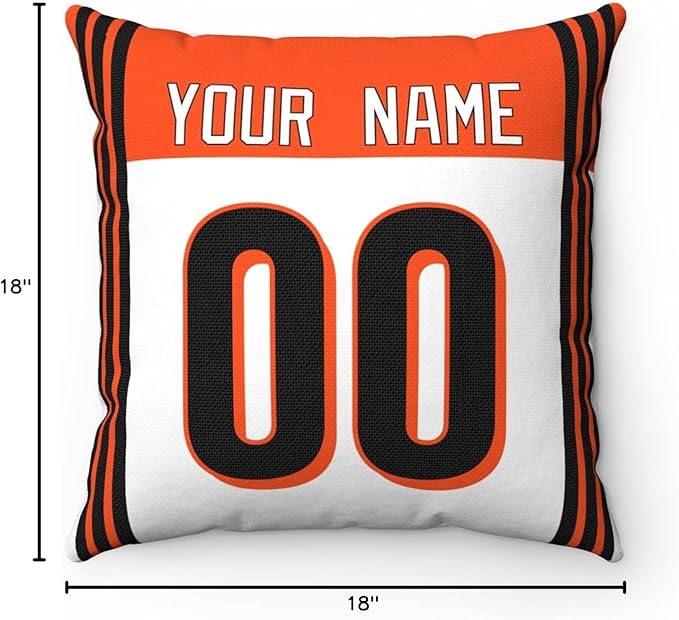 ANTKING Throw Pillow Cincinnati Custom Any Name and Number for Men Women Boy Gift