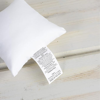 5x5 Mini Pillow Insert - Pack of 4 | Crafting Pillows | Mini Pillow Insert