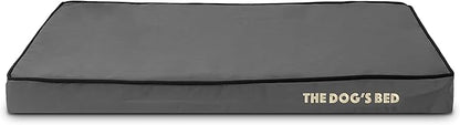 The Dog’s Bed Orthopedic Memory Foam Dog Bed Mattress, Oxford Fabric, Grey with Black Trim, M, 3-Inch