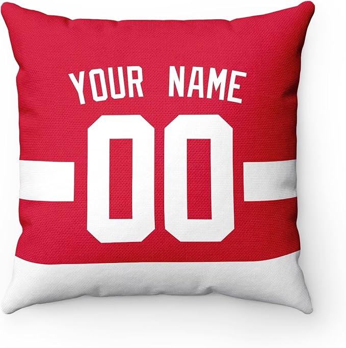 ANTKING Detroit Throw Pillow Personalized Custom Any Name and Number for Men Women Boy Gifts