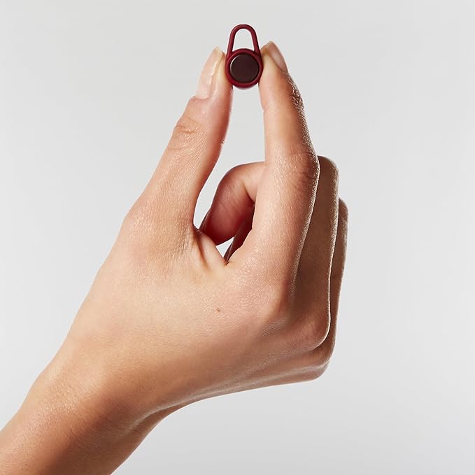 Hears Plus Ear Plugs for Noise Reduction - Patented Reusable Concert Earplugs, 25dB SNR Sound Reduction, Hypoallergenic for Musicians, Motorcycle and Sleeping with 4 tip Sizes - Burgundy Breeze
