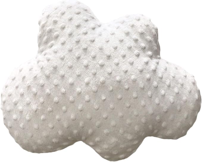Snuggle Stuffs Cloud Minky Dot 15" Throw Pillow