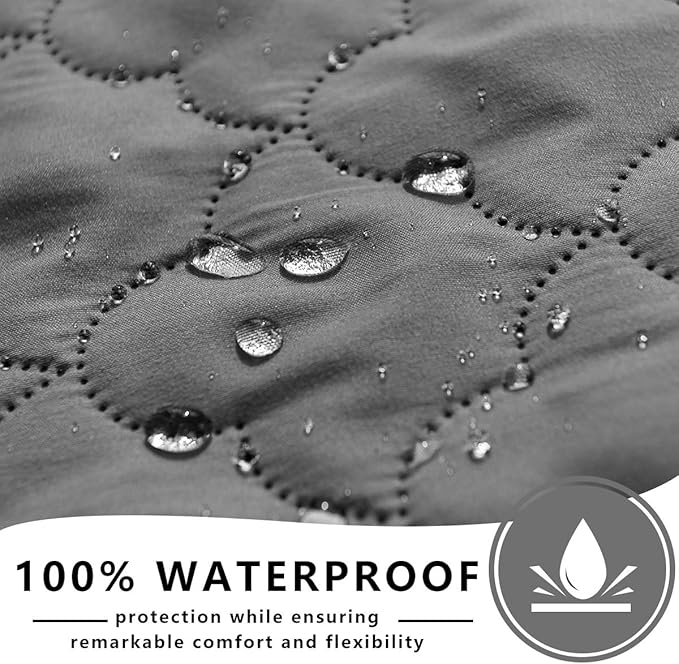 SPXTEX Dog Bed Cover Washable Pee Pads Dog Blankets for Puppy Large Dog Cat,Sofa Reversible Changing Pad Reusable 1 Piece（82"x102",Dark Grey+Grey）