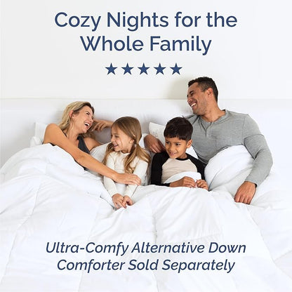 Queen Size 4 Piece Sheet Set - Comfy Breathable & Cooling Bed Sheets Set - Hotel Luxury Bedding for Women, Men, Kids, Teens, Boys & Girls - Deep Pockets, Ultra-Soft, Wrinkle Free - Oeko-Tex - Sky Blue