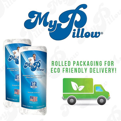 MyPillow Bedding Bed Pillows for Sleeping King Size, Set of 2, for Back, Stomach or Side Sleepers - My Pillow Classic [King, Firm]