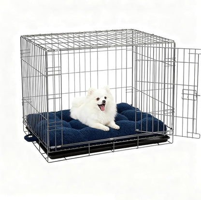 Washable Dog Couch Bed, Pet Sofa with Removable Cushion & Non-Slip Bottom, Orthopedic Plush Furniture for Medium/Large Dogs,Cat & Dog Loveseat.(Blue)