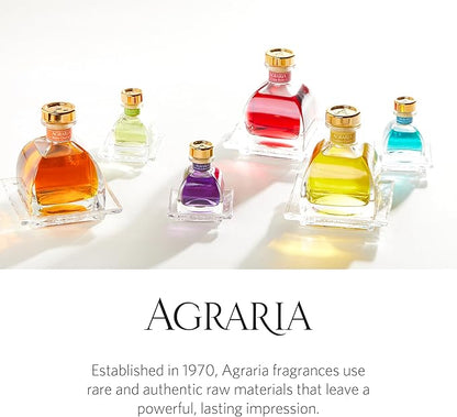 AGRARIA Citrus & Floral PetiteEssence Collection, Handmade Sola Flower Reed Diffuser Set of 3, Luxury Home Fragrance Scented Oil Diffuser Gift Set