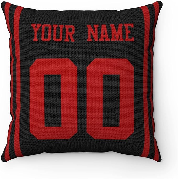 ANTKING Throw Pillow 2 Packs Custom Any Name and Number for Men Women Boy Gift