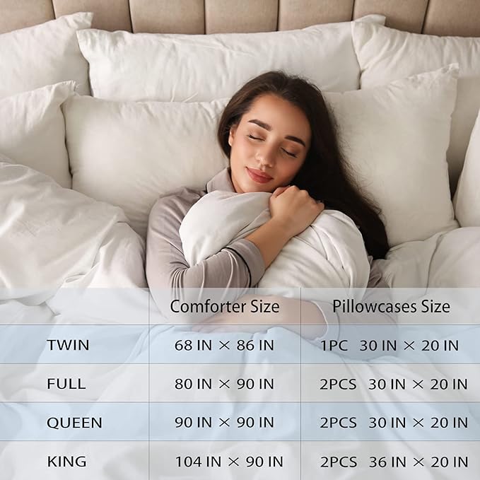 LUVIVIHOME 2PCS Deer Comforter Set Twin Size, Mallard Duck Elk Moose Lake Mountain Fall Tree Forest Animal Wildlife Hunting Hunter Country Lodge Rustic Farmhouse Cabin Bedding Sets, 1 Pillow Sham