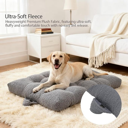 Washable Dog Couch Bed, Pet Sofa with Removable Cushion & Non-Slip Bottom, Orthopedic Plush Furniture for Medium/Large Dogs,Cat & Dog Loveseat.(Dark Grey)