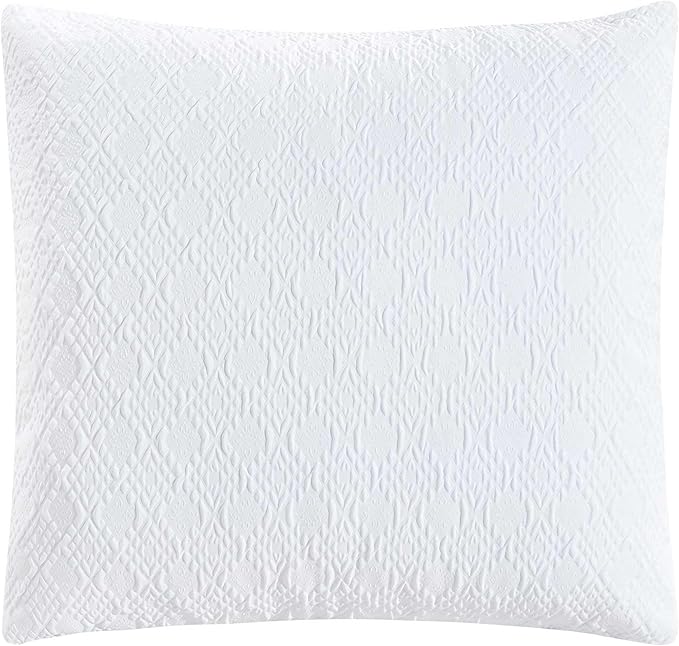 Wrangler - Queen Comforter Set, Soft & Smooth Bedding, Wrinkle-Resistant, 8 Piece Bed Set with Matching Sheet Set, Pillowcases and Throw Blanket for Couch or Bed (Sedona Geometric White)