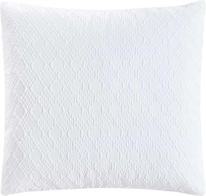 Wrangler - Twin Comforter Set, Soft & Smooth Bedding, Wrinkle-Resistant, 6 Piece Bed Set with Matching Sheet Set, Pillowcase and Throw Blanket for Couch or Bed (Sedona Geometric White)