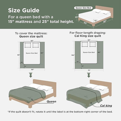 Bedsure King Size Comforter Set - 7 Pieces Floral Sage Green GentleSoft™ Bedding Sets, King Bed in a Bag with Botanical Flowers Winter Comforter, Sheets, Pillowcases & Shams