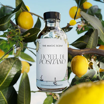 The Magic Scent Hotel Di Positano Diffuser Oil Scent - Cold-Air & Ultrasonic Fragrance Oil for Diffuser Inspired by Amalfi Coast, Italy - Essential Oils for Diffusers Aromatherapy - 4 fl oz, 120 mL