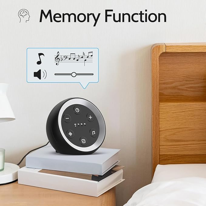 White Noise Machine Sleep Sound Machine with 32 Soothing Sounds Loud Brown Noise Machine with 36 Volume Levels 4 for Baby Kid Adults Noise Cancelling Machine Timer for Office Privacy
