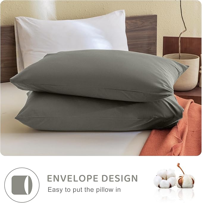 Sanracie Cotton King Comforter Set, Green Comforter 3Pcs Ultra Soft Breathable Bed Comforter Set for All Season