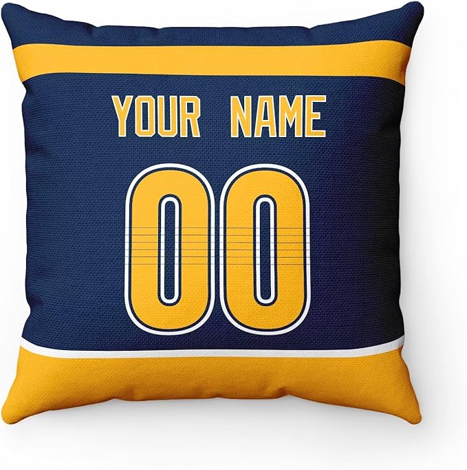 ANTKING Nashville Throw Pillow Personalized Custom Any Name and Number for Men Women Boy Gifts