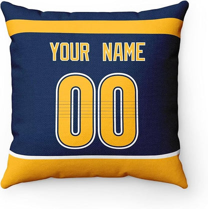 ANTKING Nashville Throw Pillow Personalized Custom Any Name and Number for Men Women Boy Gifts