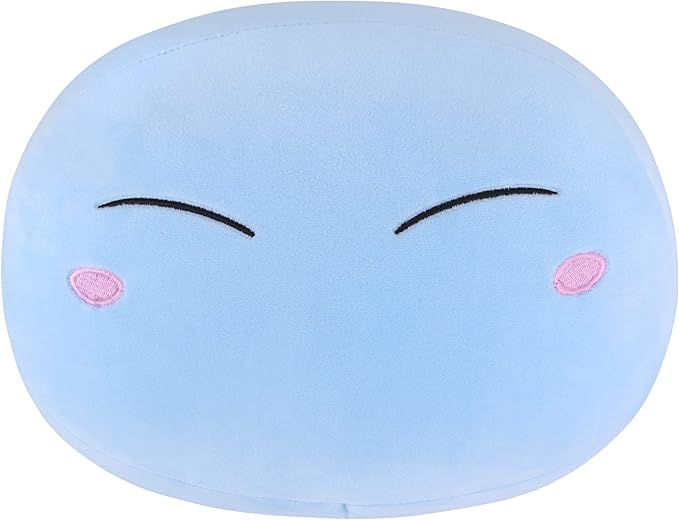 Roffatide 11 inch Soft Anime That Time I Got Reincarnated as a Slime Pillow Rimuru Tempest Plush Stuffed Throw Pillows for Bed Couch Blue