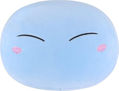 Roffatide 11 inch Soft Anime That Time I Got Reincarnated as a Slime Pillow Rimuru Tempest Plush Stuffed Throw Pillows for Bed Couch Blue