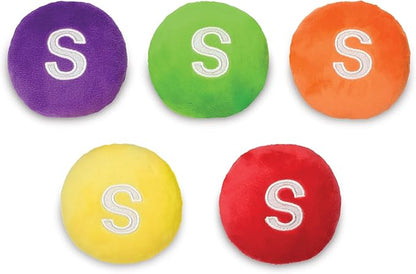 iscream Skittles Package 16" x 8.5" Pillow Set with Mini Skittles Candy Pillows