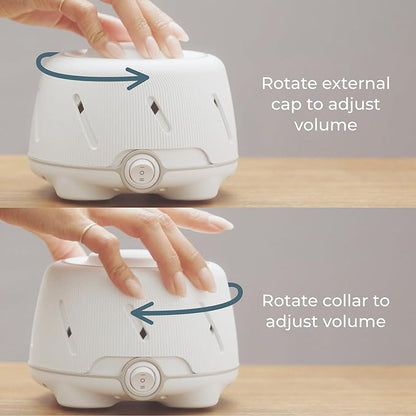 Yogasleep Dohm (Charcoal) The Original White Noise Machine, Relaxing Natural Sound from a Real Fan, Noise Cancelling for Office Privacy, Sleep Aid for Adults & Baby, Travel Size Pink Noise Machine