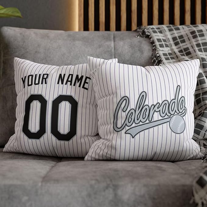 ANTKING Colorado Throw Pillow Custom Name and Number for Men Women Boy Personalized Gift