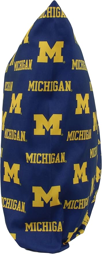 College Covers Everything Comfy Michigan Wolverines Pillowcase Pair, King, 20" x 40", Includes 2 King Pillowcases