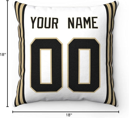 ANTKING Throw Pillow 2 Packs Custom Any Name and Number for Men Women Boy Gift