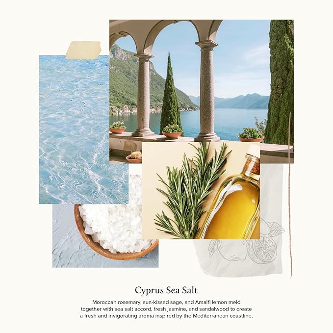 Thymes Cyprus Sea Salt Home Fragrance Mist (3.0 oz) (Pack of 2)
