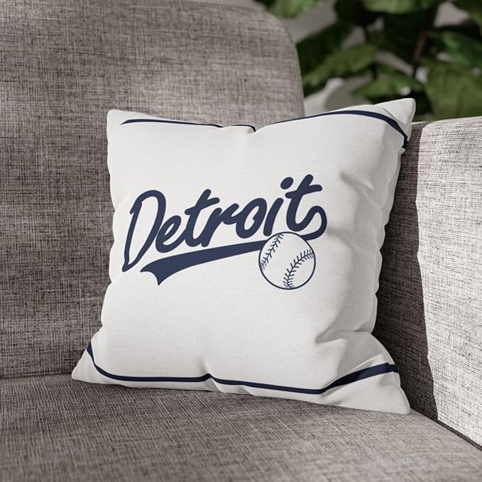 ANTKING Detroit Throw Pillow Custom Name and Number for Men Women Boy Personalized Gift
