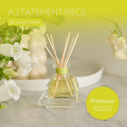 AGRARIA PetiteEssence Flower and Reed Diffuser Set, Hand Crafted Sola Flower Botanical Home Fragrance Diffuser, Scented Oil Reed Diffuser,Flower and Reed Diffuser Gift Set for All Occasions