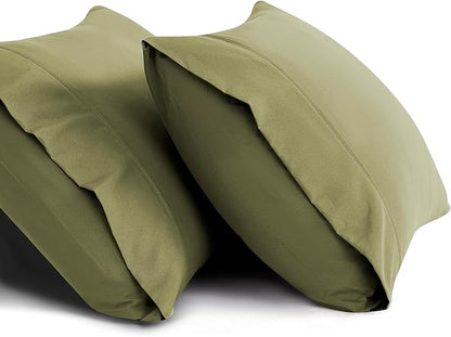 Sweet Home Collection RV Short Queen Comforter Set for RV Camper - Comforter Set with Fitted & Flat Sheet, 4 Pillowcases - Tailored for RV Short Queen Beds - Cozy Essentials for Your RV Bedroom, Sage