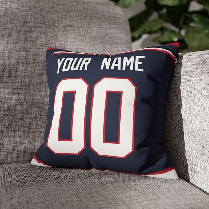 ANTKING Columbus Throw Pillow Personalized Custom Any Name and Number for Men Women Boy Gifts