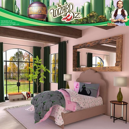 Collectibles The Wizard of OZ Bedding 7 Piece Super Soft Reversible Comforter and Sheet Set with Sham, Queen, (Officially Licensed Product) by Franco