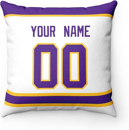 ANTKING Los Angeles Throw Pillow Personalized Custom Any Name and Number for Men Women Boy Gifts