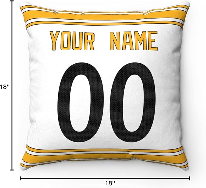 ANTKING Throw Pillow 2 Packs Custom Any Name and Number for Men Women Boy Gift