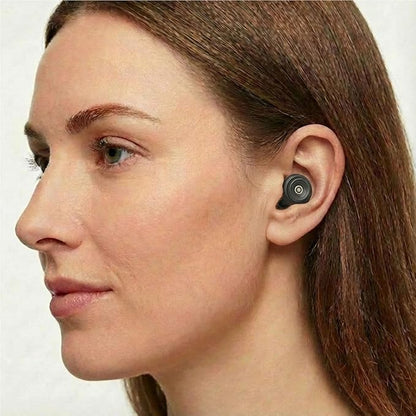 Noise Reducing Earplugs for Sleep, Swimming, Travel, Concerts, Focus and Work, 50dB Noise Reduction Washable Silicone Ear Plugs with Filter Tech, 5 Pairs of Ear Tips & Carrying Case(Black)