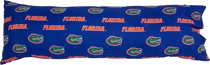 College Covers Everything Comfy Florida Gators Pillowcase, Body Pillow, 20" x 60", Includes 1 Pillowcase