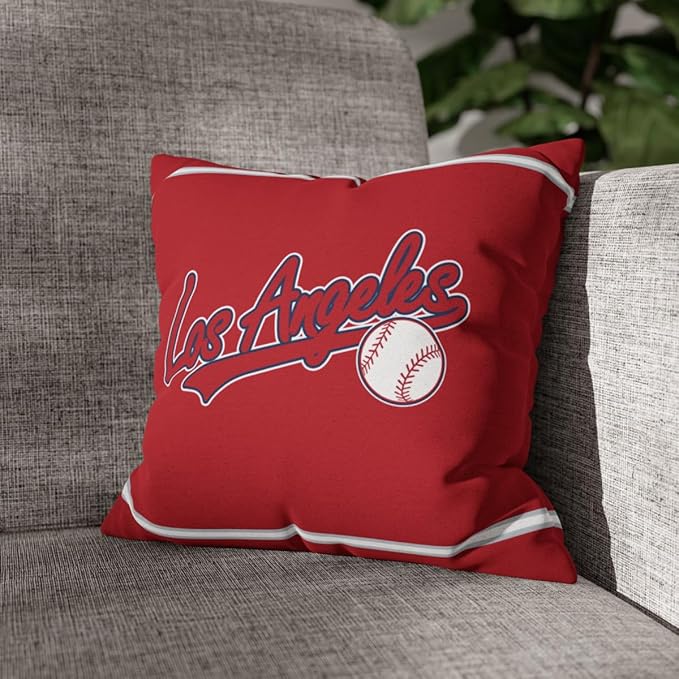 ANTKING Los Angeles A Throw Pillow 2 Packs Custom Name and Number for Men Women Boy Personalized Gifts