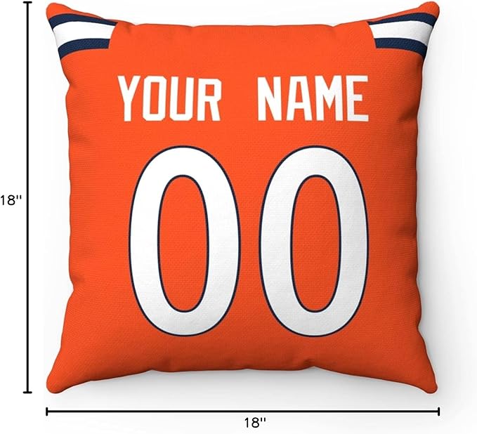 ANTKING Throw Pillow 2 Packs Custom Any Name and Number for Men Women Boy Gift