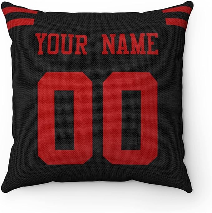 ANTKING Throw Pillow 2 Packs Custom Any Name and Number for Men Women Boy Gift
